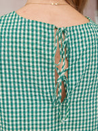 Ruby Tank Top - Green Gingham