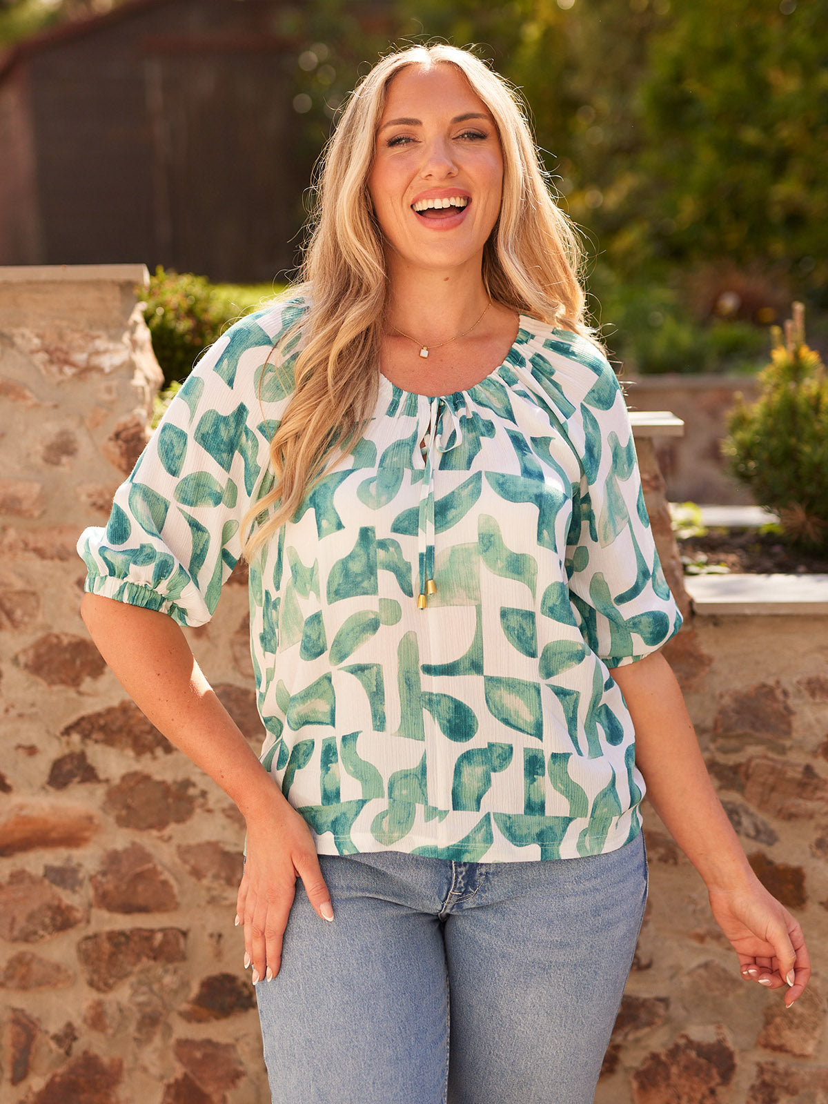 Lottie Blouson Top