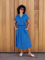Julie Pocket Front Linen Skirt