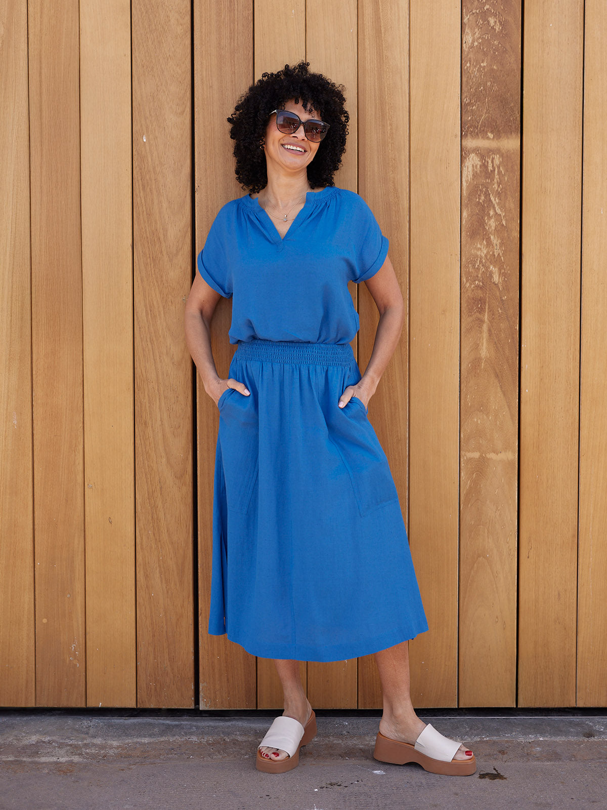 Lou Notch Neck Top