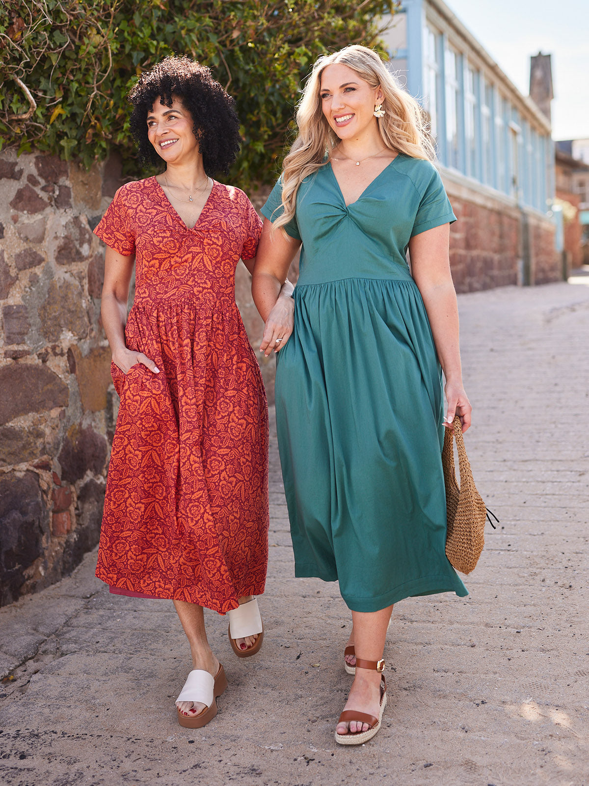 Claudia Floral Knot Dress