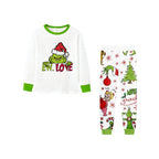 Holiday Family Christmas Pajamas Set With Classic Xmas Character Pattern Design