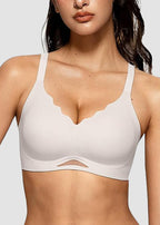 Seamless Soft Comfort Wireless Mesh Bra