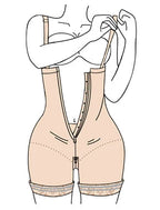 Tummy Compression Bodysuit Shaper With Butt Lifter