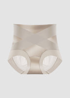 High-Waist Cross Compression Shaping Panties (6 Pack)
