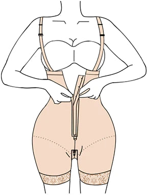 Tummy Compression Bodysuit Shaper With Butt Lifter
