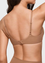 Unlined Plunge Balconette Bra with Underwire