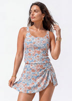 Floral Tummy Control Tankini Set