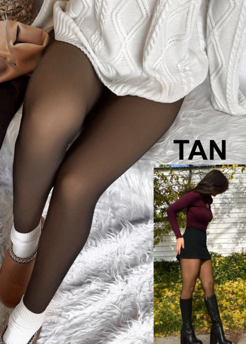 Translucent Fleece Lined Tights