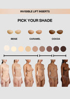 Front Closure Silicone Self-Adhesive Invisible Bra (2 pairs)