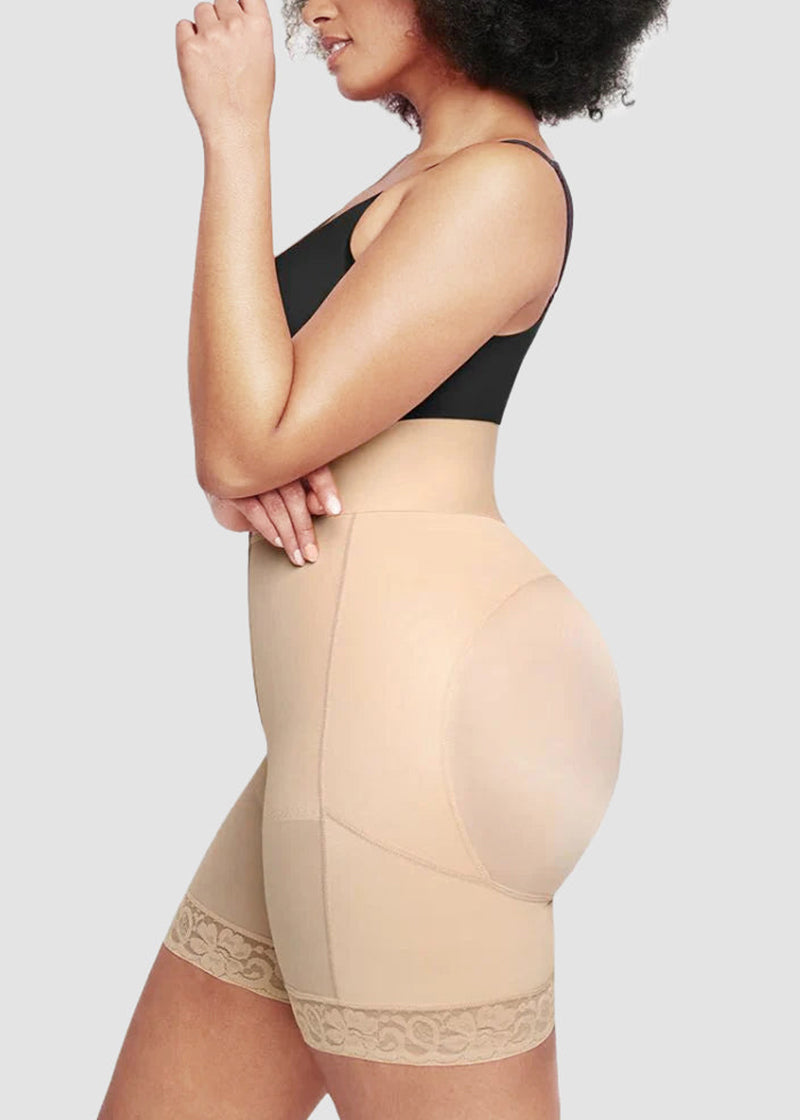 Boned Sculpt High Waist Shaper Shorts