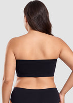 Stay‑Put Wireless Seamless Bandeau Bra