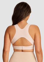 Front Closure Cross-Back Wireless Posture Bra