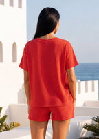 Ribbed Summer Lounge Two-Piece Set