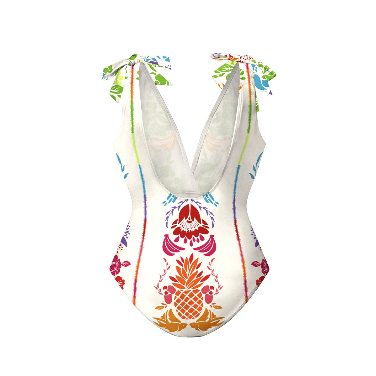 Tropical Graphic One-Piece Swimsuit&Skirt&Pants
