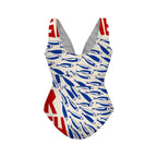 Pop Art Sea Vibes Sardine One-Piece Swimsuit&Pants
