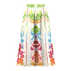 Tropical Graphic One-Piece Swimsuit&Skirt