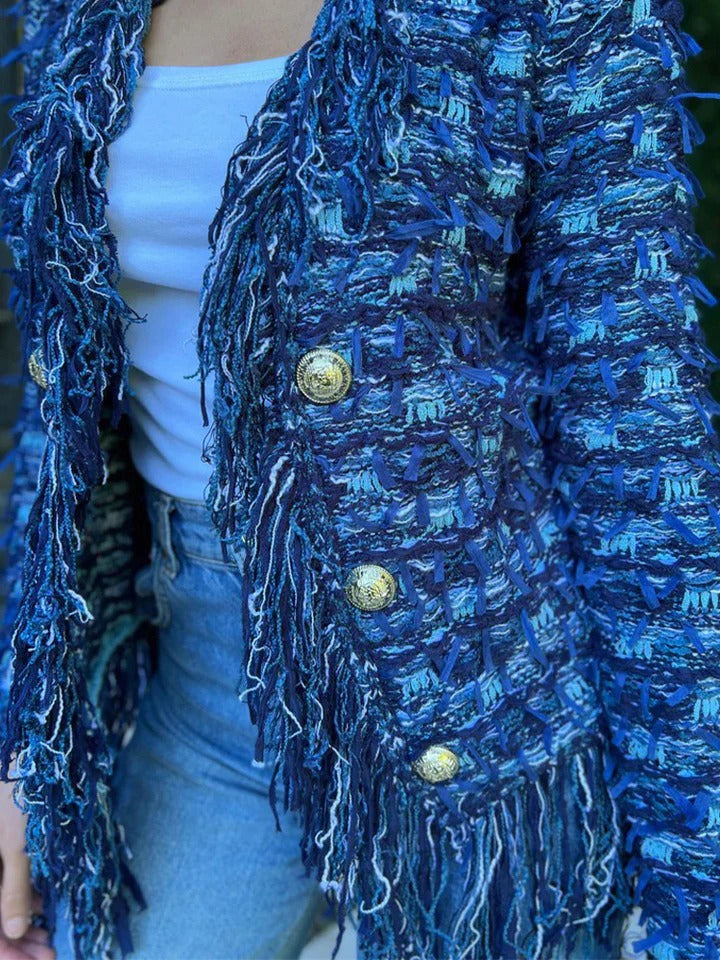 Women's Tassel Elegant Cardigan Jacket