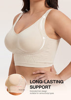 Seamless Wireless Support Bra