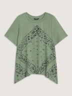 Supersoft Stretchy Arc Hem T-Shirt