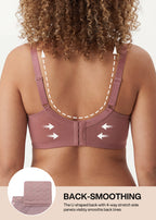 Breathable Lace Underwire Full Coverage Bra