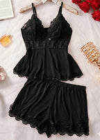 Modal Camisole & Panty Sleepwear Set – Sweet Lingerie for Daily & Holiday Wear