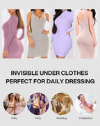 PowerMesh Deep V Bodysuit Shapewear