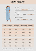 Women's Plus Size Off Shoulder Maxi Dress with Pockets