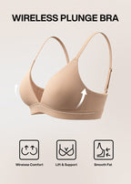 Everyday Soft Fit Wireless Plunge Bra