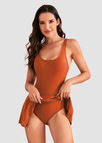 Floral Print Tummy Control Swimdress
