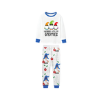 Holiday Family Christmas Pajamas Set With Christmas Gnome Pattern Print