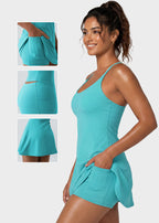 Plush Backless Active Dress – Easy Peezy