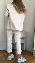 Women's Lapel Casual Suit