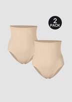 High Waist Tummy Control Brief Shaping Panty (2 Pack)