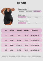 Plus Size Tummy Control Knot Detailed Swimdress