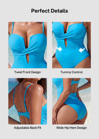 Push Up Tummy Control One Piece Swimsuit