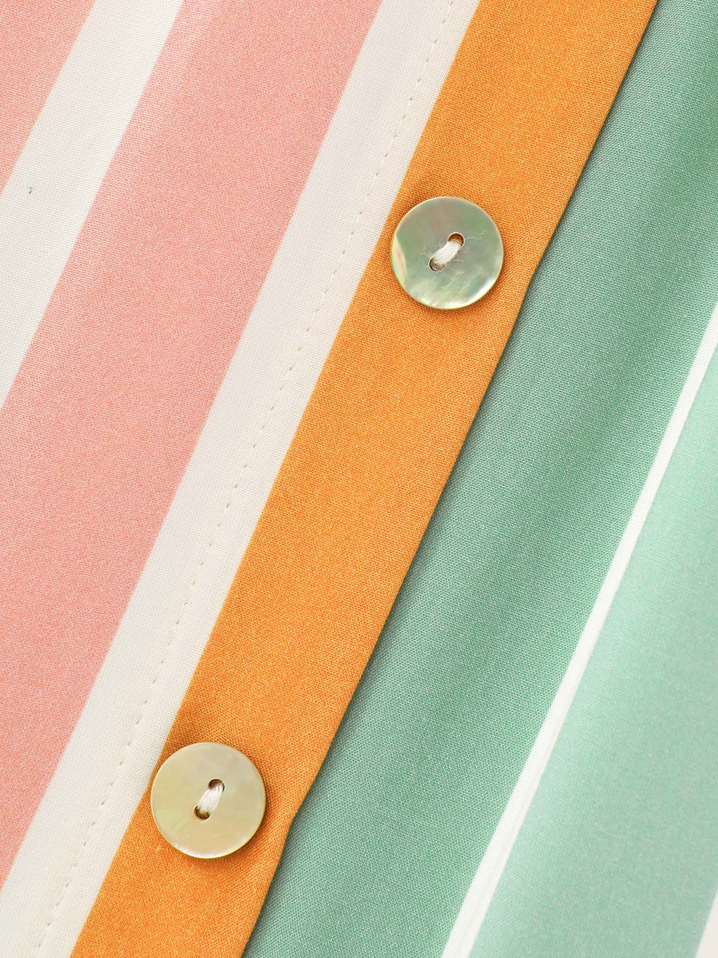 Soft Striped Pockets Cami Midi Dress