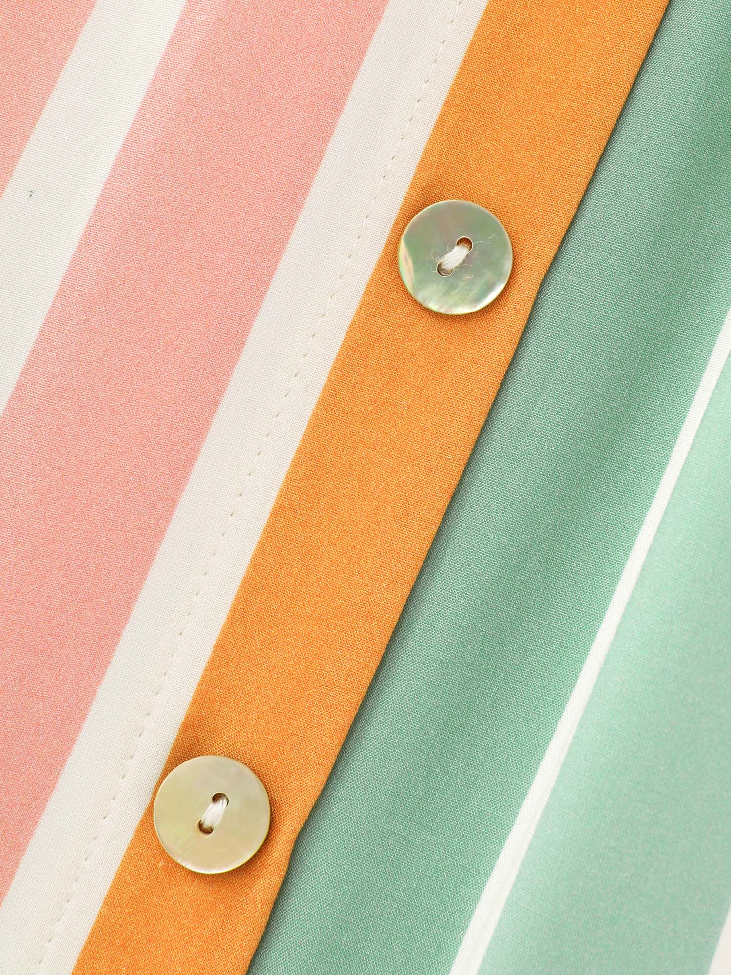 Soft Striped Pockets Cami Midi Dress