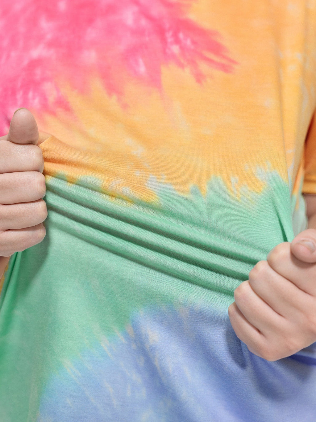 Supersoft Stretchy Tie-Dye Effect T-Shirt
