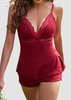 Modal Camisole & Panty Sleepwear Set – Sweet Lingerie for Daily & Holiday Wear