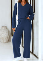 Teddy 2-Piece V-Neck Lounge Set