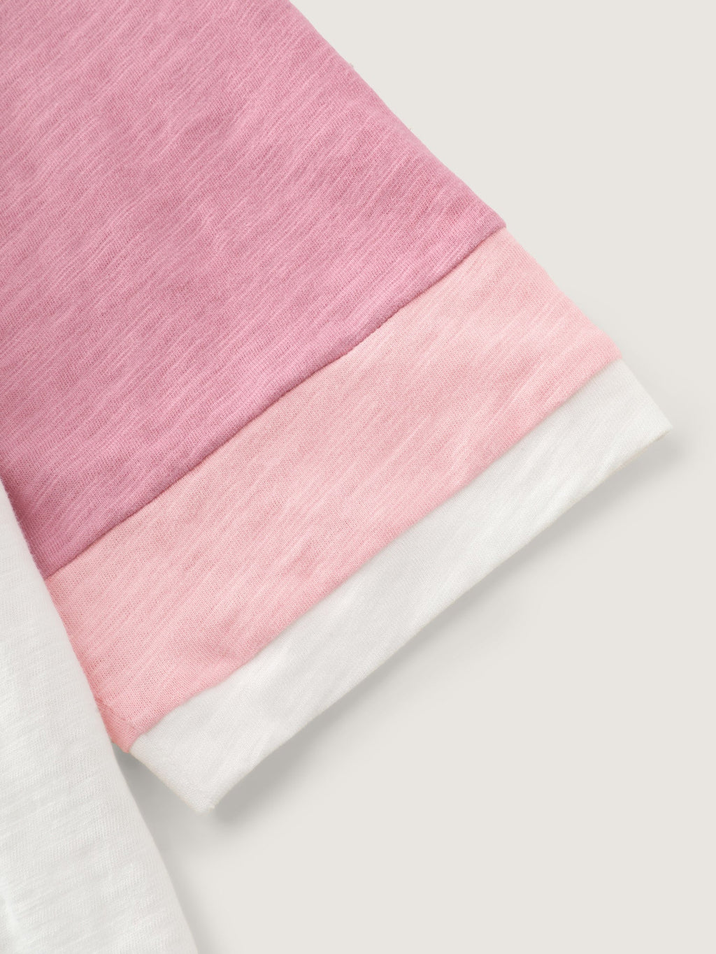 Cotton Stretchy Colorblock Raglan Sleeve T-Shirt