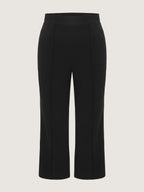 Stretchy Curvy-Fit Plain Pants