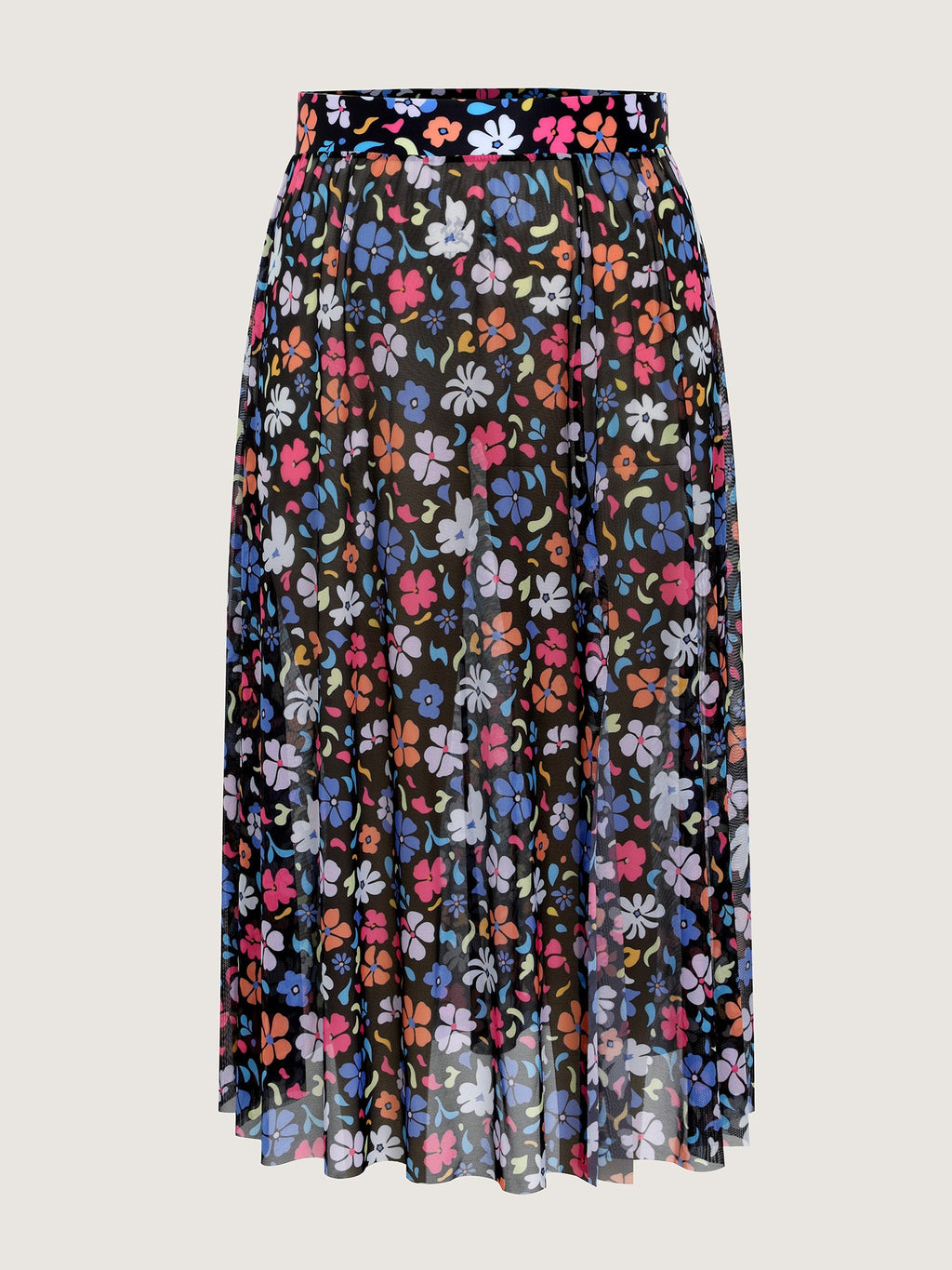 Split Hem Sarong Set Floral One-Piece Swim