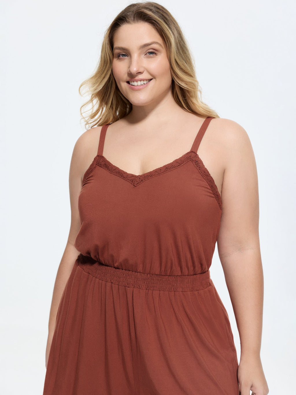 Supersoft Lace Detail Lounge Romper