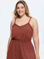 Supersoft Lace Detail Lounge Romper