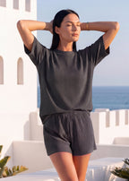Ribbed Summer Lounge Two-Piece Set