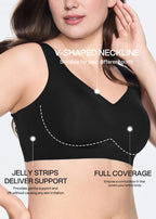 Lifting Wire-Free Antibacterial Jelly Bra