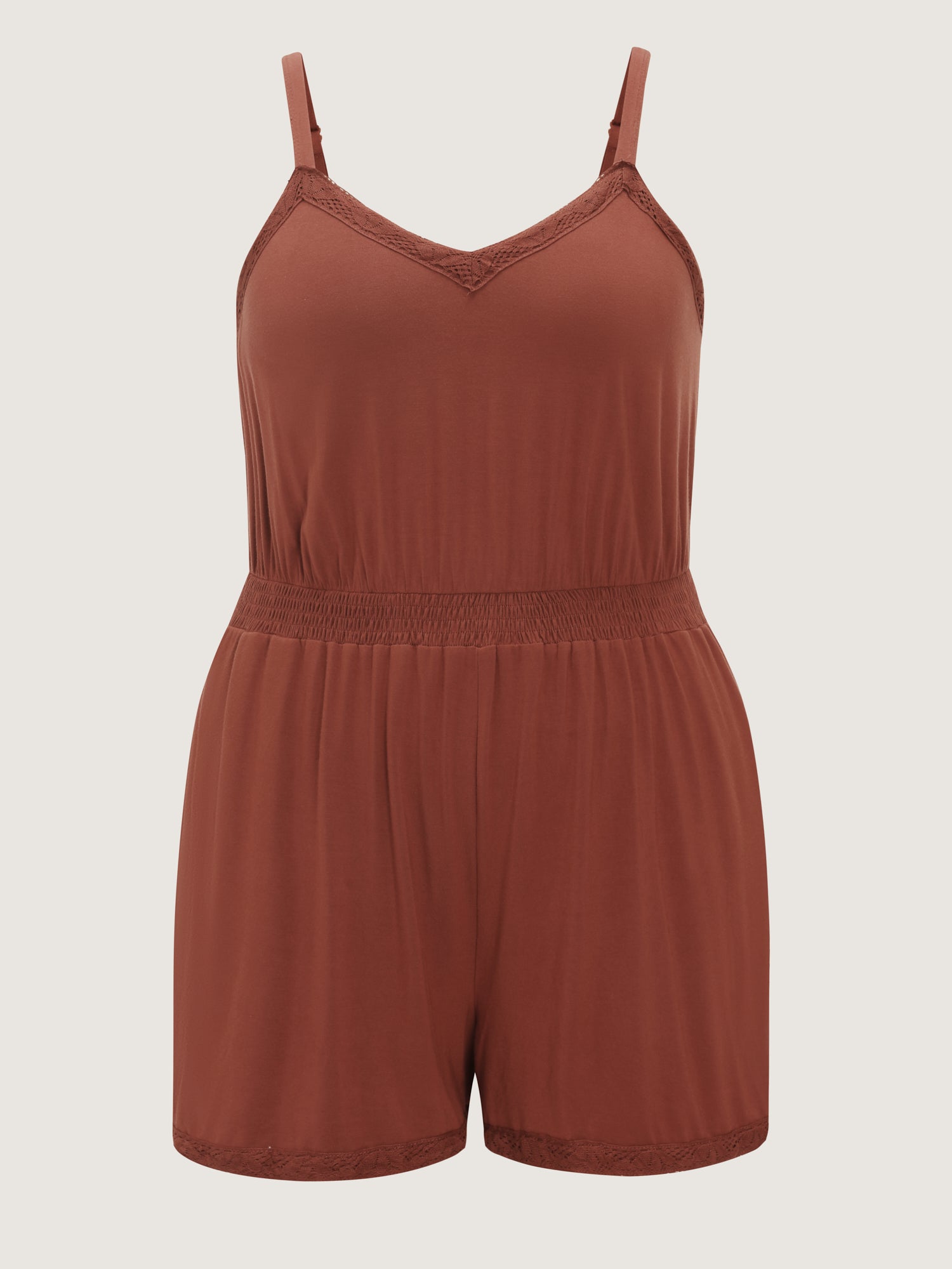 Supersoft Lace Detail Lounge Romper