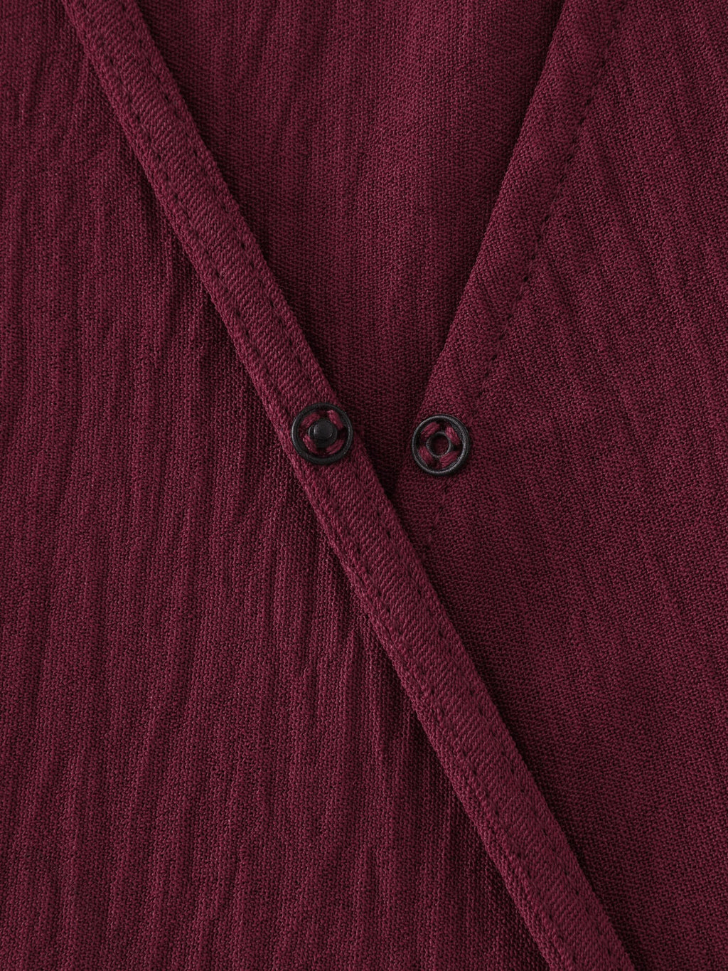 Stretchy Waist Side-Tie Plain Blouse